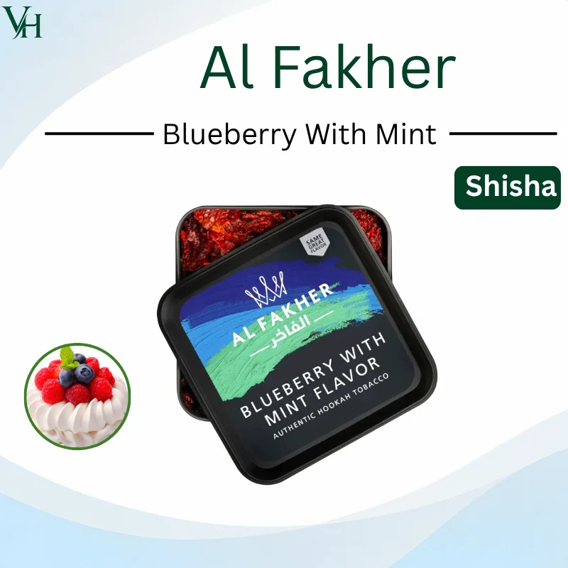 Al Fakher Blueberry with Mint Shisha Tobacco Al Fakher Blueberry with Mint Shisha Tobacco