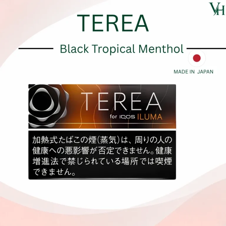 IQOS TEREA Black Tropical Menthol Japan