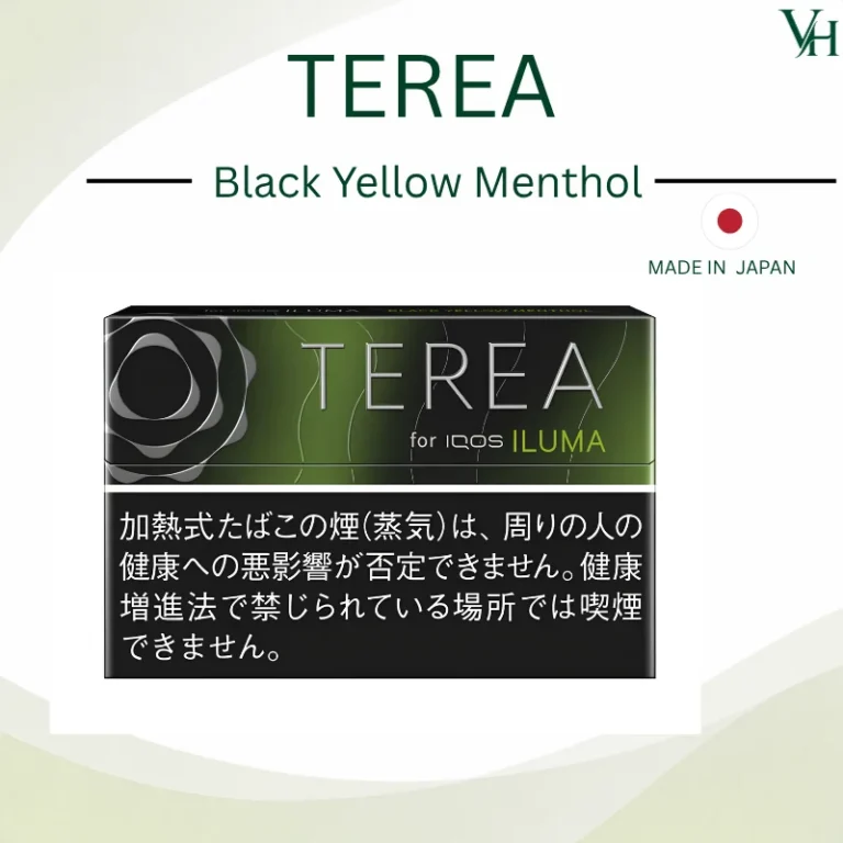 IQOS TEREA Black Yellow Menthol Japan