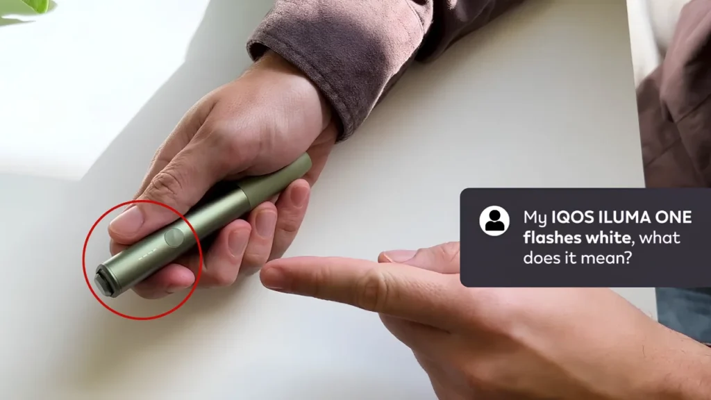 Easy Fixes for IQOS Iluma Common Problems 4 IQOS ILUMA Blinking White Light