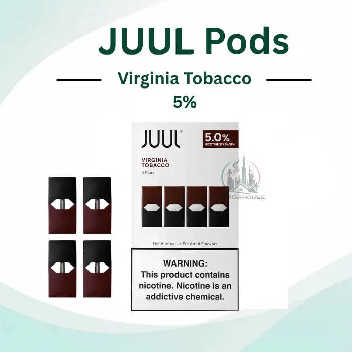JUUL Pods Virginia Tobacco 5%